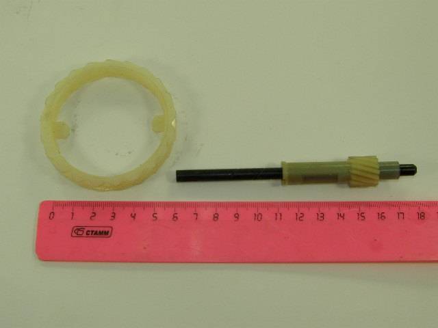 Кор. /08-09/ Привод спидометра 12 зуб. привод+шестерня бежевый (АВТОВАЗ)