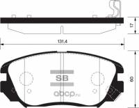 Колодка торм. Opel Insignia Chevrolet Camaro Malibu перед. с мех. датчиком