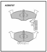 Колодка торм. Skoda Fabia Volkswagen Polo перед.