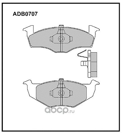 Колодка торм. Skoda Fabia Volkswagen Polo перед.