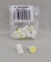 Лампа светодиодная Т10 (W2,1-9,5d) белая, COB диод, (б/цокольная) 12v Лампа светодиодная Т10 (W2,1-9,5d) белая, COB диод, (б/цокольная) 12v