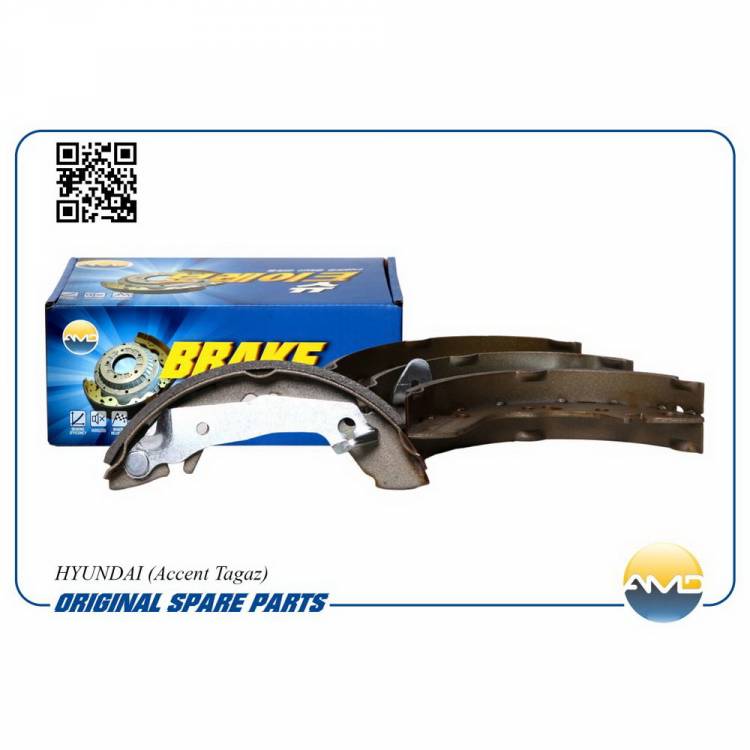 Колодка торм. Hyundai Accent Getz задн. /барабанные/ (AMD)