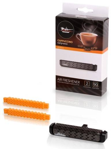 Освежитель (ароматизатор) на дефлектор VIP Капучино (Airline)