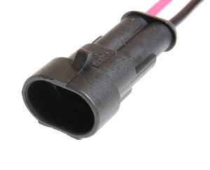 Разъем соединит. проводки 2 конт. (папа) герметичный (Nord Yada)