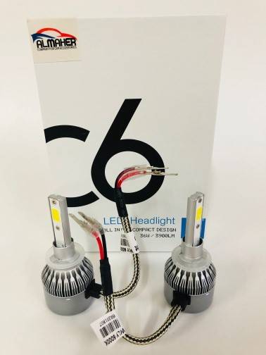 Лампа H27 (880) 12V LED 36W/3800LM 6000K 2 шт (C6)