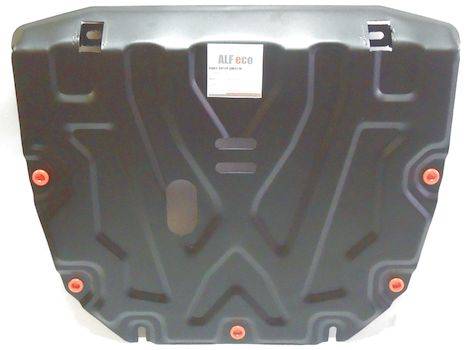 Защита картера и КПП Honda CR-V 2.4 15-- без шумоизоляции (ALFeco)