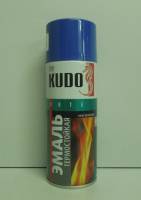 Краска-спрей (эмаль) термостойкая синяя 520мл аэрозоль (Kudo) (12)