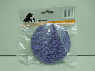 Круг для снятия ржавчины D= 100мм фиолетовый (Русский Мастер)