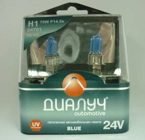 Лампа ДиаЛУЧ H1-24- 70 ярко-белая набор из 2шт
