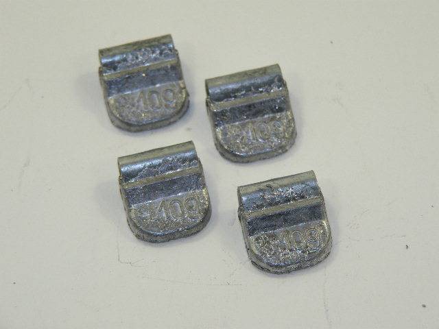 Грузик набивной на штампованный диск (St) 10г (100 шт) (Gefest)