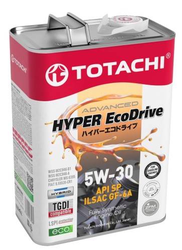 Масло моторное TOTACHI HYPER Ecodrive 5W30 SP/GF-6A (4л.) синт. (бенз., диз.)