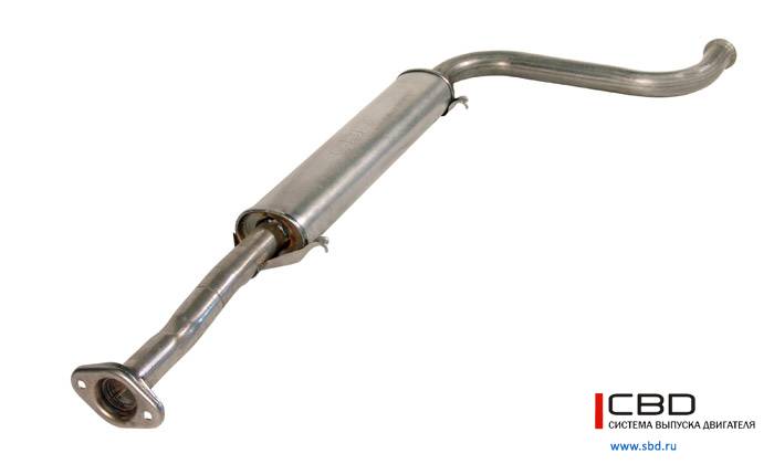 Резонатор /21082-15/ инж. под катализ. (короткий) нерж. (CBD)