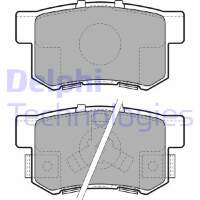 Колодки тормозные задние HONDA CR-V II, ACCORD VIII LP1972 43022SXS000 DELPHI Колодки тормозные задние HONDA CR-V II, ACCORD VIII LP1972 43022SXS000 DELPHI