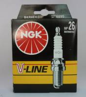 Свеча зажигания NGK V-Line 26 (BKR6EKC) Fiat, Citroen, Nissan Sunny, Primera 90; Suzuki (4шт) (30)
