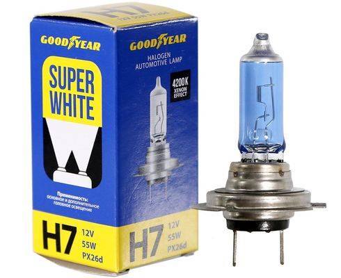 Лампа Goodyear H7-12-55 Super White