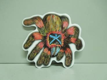 Наклейка Паук №2 (11,5х11,5см) (Россия)