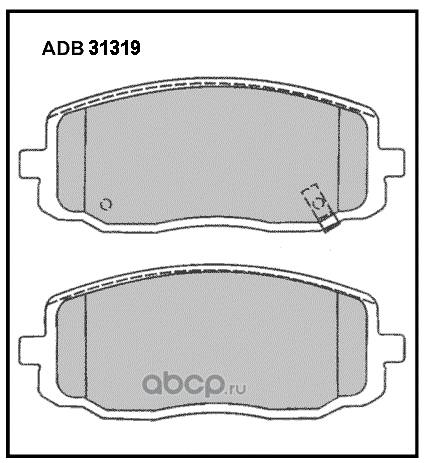 Колодка торм. Hyundai i10 Kia Picanto с 2004 г. перед.