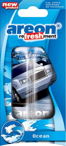 Ароматизатор подвесной "REFRESHMENT LIQUID" Океан (AREON)