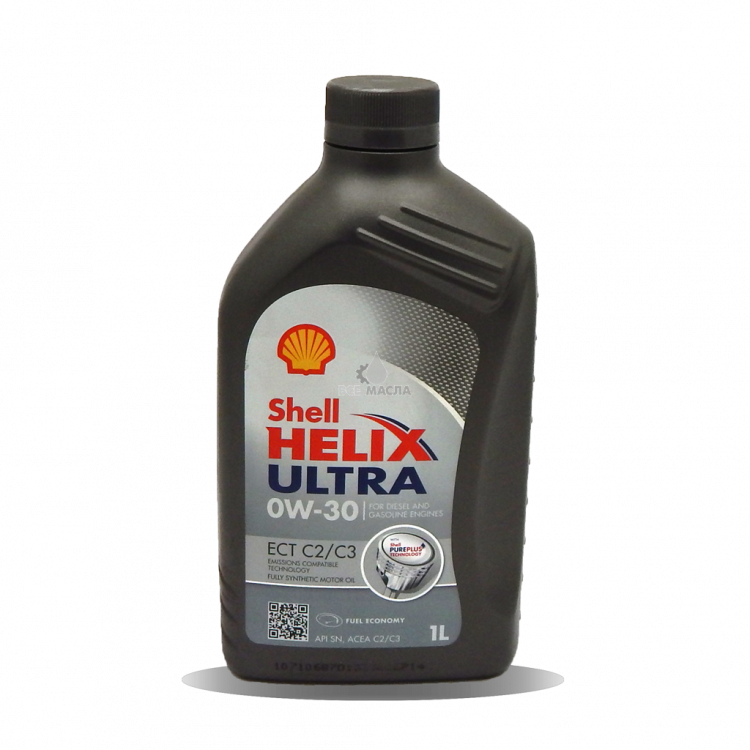 масло моторное SHELL HELIX ULTRA ECT C2/C3 0W30 1л