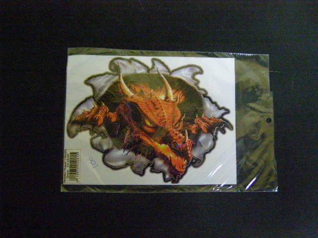 Наклейка Разрыв "Дракон" (150х200) (A-STICKER)