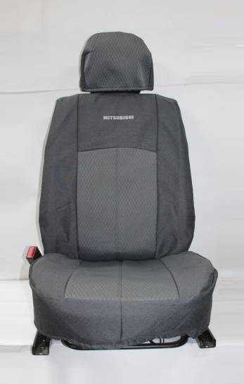 Чехлы на сиденье /Mitsubishi Lancer 9/ 2003-2009 г. Жаккард серый (TREND NEW)