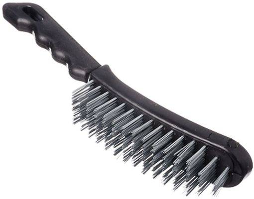 Щетка металл. с пластмассовой ручкой 6-и рядная (Ермак)