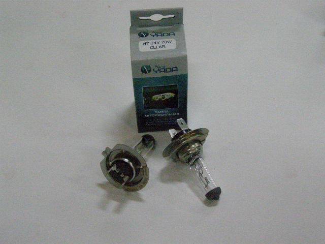 Лампа H7 24V 70W Clear (Nord Yada)