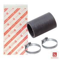 Патрубок соединит. термостата и помпы /2108/ с хомутами (Rosteco) Патрубок соединит. термостата и помпы /2108/ с хомутами (Rosteco)