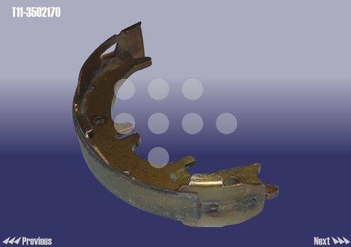 Колодка торм. ручн. Chery Tiggo T11 (компл. из 2-х шт)